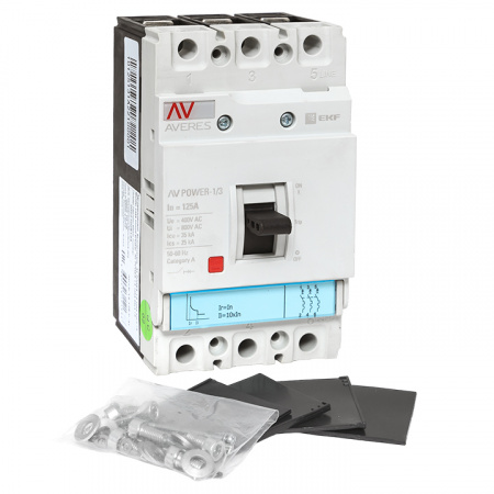 Выключатель автоматический AV POWER-1/3 125А 35кА TR EKF mccb-13-125-TR-av