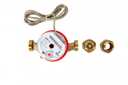 72-15-245 Счетчик воды ВСКМ-15 с импульсным выходом(ДГ), 110 мм, с кмч с ОК Декаст 