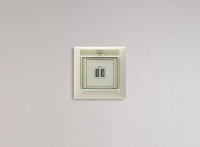 VALENA Розетка двойная USB слоновая кость Legrand/Daccord 774170