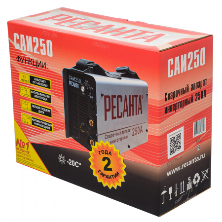 Сварочный аппарат инверторный САИ 250 Ресанта 65/6