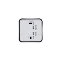 BLANCA Розетка наружная без заземления без шторок с изолирующей пластиной, 16А, 250В, антрацит Systeme Electric BLNRA000116