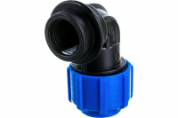 Отвод ПНД компрессионный ВР 20 х 1/2' Политэк 50022012