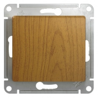 Выключатель одноклавишный, в рамку, схема 1, дуб Systeme Electric GSL000511