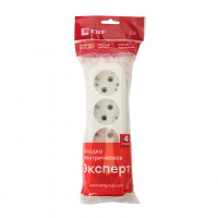 Колодка 4 гнезда с заземлением 16А Эксперт EKF AKB16-4