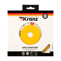 Диск алмазный отрезной ультратонкий 200х25.4/22.2х1.8х10 мм Kranz KR-90-0144