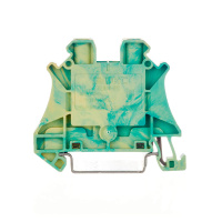 Клемма заземления , винтовой зажим, 2 точки подключения, 6 кв.мм DKC TUR-6-PE