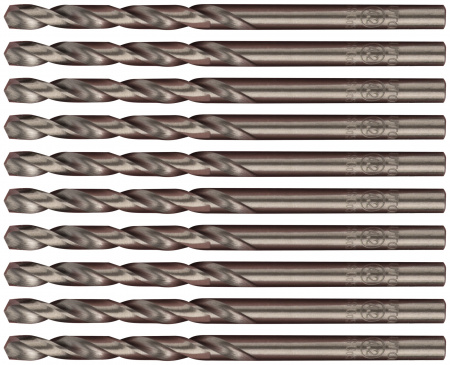 Сверло по металлу Cutop Profi с кобальтом 5%, 4.2 x 75 мм (10 шт) CUTOP 48-42-10