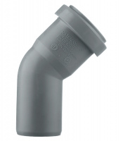 Отвод канализационный 40х45 град. Ostendorf 111120