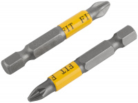 Биты кованые сталь S2 односторонние 50 мм PH2 Профи 10 шт блистер FIT 57525