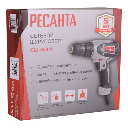 72/16/2 Сетевой шуруповерт СШ-550/1 Вихрь 