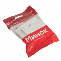 Выключатель Минск 1-клавишный СП с индикатором 10А белый EKF ERV10-121-10