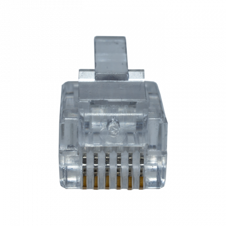 Коннекторы 6P6C (Телефонные разъемы) (RJ-11) Уп. 100шт. SUPRLAN 10-0228