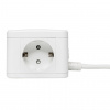 Удлинитель Куб 2 гнезда 3USB 2.4А+зарядное        устройство 1.3 метра 1мм2 EKF UBA-CUB-3-WC