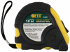 Рулетка прорезинен. корпус, тройной стопор ''Ультра'' 10 м x 25 мм FIT 17250