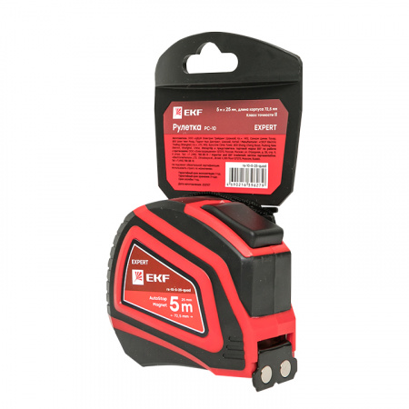 rs-10-5-25-quad Рулетка измерительная РС-10 (5 м х 25 мм) Autostop EKF 