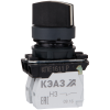 248268 Переключатель КПЕ1611Р-черный-1но+1нз-ручка-фикс-2поз-IP65- КЭАЗ 