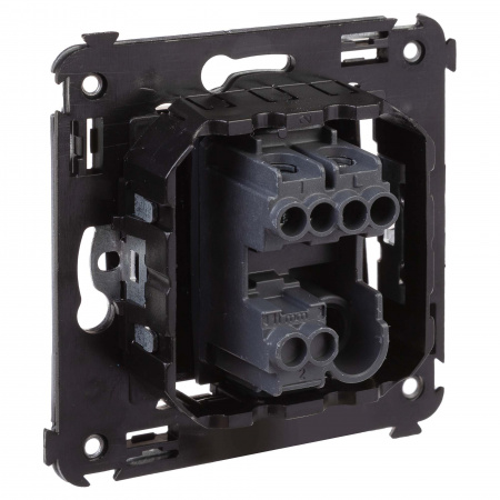 4402103 Avanti Выключатель одноклавишный, в стену, Черный квадрат DKC 