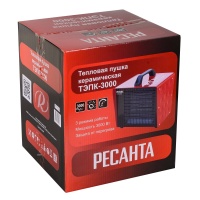 Пушка тепловая электрическая на 3 кВт Ресанта 67/1/22