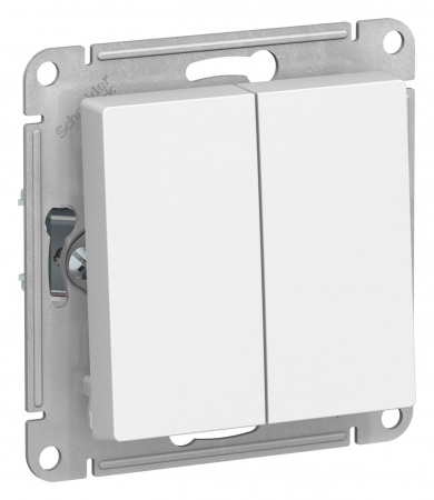 ATLASDESIGN 2-клавишный ПЕРЕКЛЮЧАТЕЛЬ, сх.6/2, 10АХ, механизм, ЛОТОС Systeme Electric ATN001365