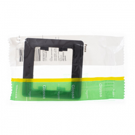 GLOSSA Рамка 1 пост шоколад Systeme Electric GSL000801