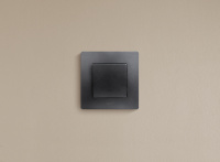 Выключатель одноклавишный, автоматические клеммы 10 AX 250В, антрацит Legrand/Daccord 672601