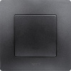 672601 Выключатель одноклавишный, автоматические клеммы 10 AX 250В, антрацит Legrand/Daccord 