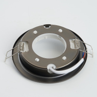 Светильник ДВО-15w GX53 без лампы черный хром FERON DL53 28947