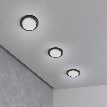 Светильник ДВО-15w GX53 без лампы черный хром FERON DL53 28947