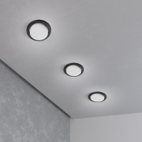 Светильник ДВО-15w GX53 без лампы черный хром FERON DL53 28947