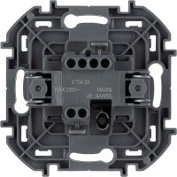 Переключатель одноклавишный INSPIRIA 10 AX 250 В~ алюминий Legrand/Daccord 673652