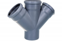 Крестовина канализационная 45 град. 110 Ostendorf 115880
