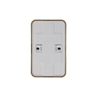 BLANCA розетка наружная двойная без заземлением без шторок с изолирующей пластиной, 16а, 250в, ясень Systeme Electric BLNRA000215