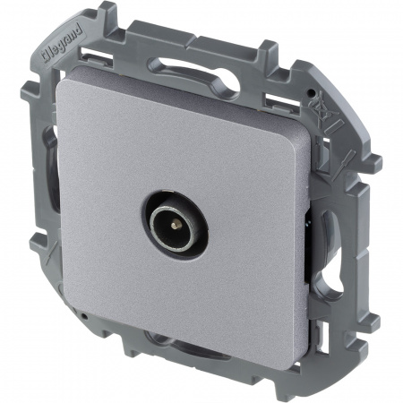 Розетка TV «звезда» 2 дБ 0 2400 мГц INSPIRIA алюминий Legrand/Daccord 673852