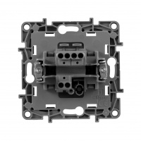 Выключатель одноклавишный, автоматические клеммы 10 AX 250В, алюминий Legrand/Daccord 672401