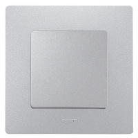 Выключатель одноклавишный, автоматические клеммы 10 AX 250В, алюминий Legrand/Daccord 672401