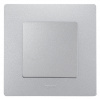 672401 Выключатель одноклавишный, автоматические клеммы 10 AX 250В, алюминий Legrand/Daccord 