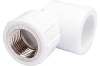 Угольник ВР 25х1/2' комбинированный, полипропиленовый Политэк 9400002512