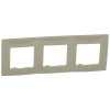 672513 ETIKA Рамка 3 поста слоновая кость Legrand/Daccord 