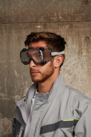 RUIZ1VI Очки закрытые защитные RUIZ1 с прозрачной линзой с непрямой вентиляцией Delta Plus 