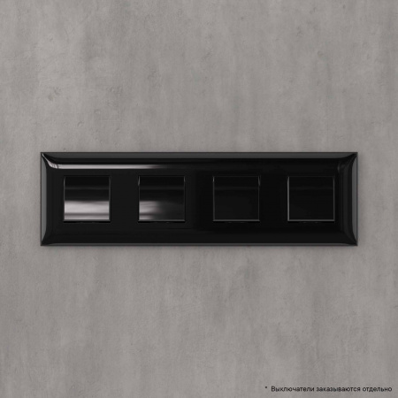 Avanti Рамка ARTLEBEDEV Черный квадрат 8 модульная DKC 4402908