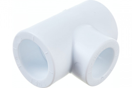 Тройник полипропиленовый PPR переходной 25х20х25мм белый Политэк 9300252025