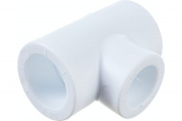 Тройник полипропиленовый PPR переходной 25х20х25мм белый Политэк 9300252025