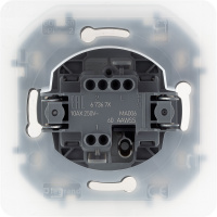 Переключатель IP44 INSPIRIA 10 AX 250 В~ алюминий Legrand/Daccord 673672