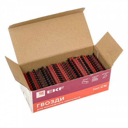 Гвозди для монтажного пистолета 19 мм (упак. - 1000 шт.) Expert EKF cpn-2719bg