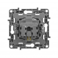 ETIKA Розетка 2К+З немецкий стандарт винтовые зажимы 16 А 250 В антрацит Legrand/Daccord 672621