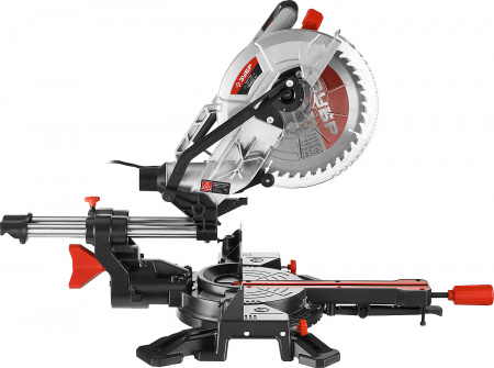 ЗПТ-255-1800 ПЛ Пила торцовочная с протяжкой, d 255 х 30 мм, 1800 Вт ЗУБР 