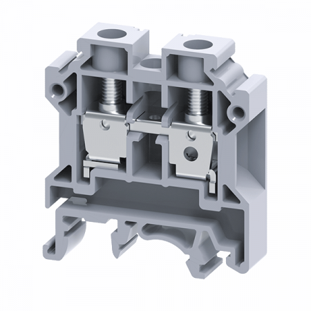 Клемма проходная 10 кв.мм винтовая OptiClip CTS-10-I-BU-57A-(0.5-10)-синий КЭАЗ 289778