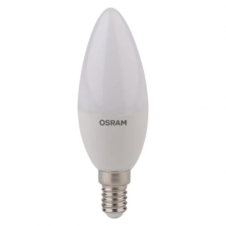971608 Лампа светодиодная LED 5.7Вт E14 LS CLB40 теплый, матовая свеча Osram LEDVANCE  4052899