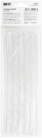 Стержни клеевые бесцветные д.11 мм х 200 мм, 6 шт FIT 14422