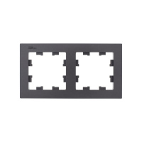 Рамка двухпостовая ATLASDESIGN универсальная мокко Systeme Electric ATN000602